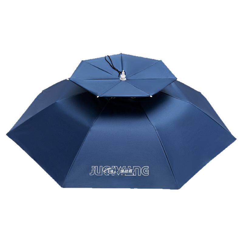 伞帽2025新款头戴式雨伞钓鱼专用斗笠遮阳伞防晒可折叠户外头顶伞