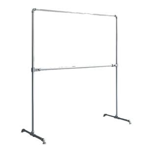 镀锌钢管晾衣架落地阳台室内家用简易结实宿舍卧室上下挂衣服架子