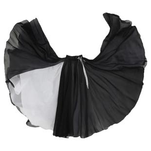 舞月原创舞蹈人世间古典舞裙子新款双层撞色大摆裙艺考生现代舞服