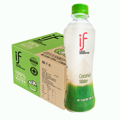 整箱24瓶 泰国if100%纯椰子水350ml椰汁椰青水原装进口纯椰子水