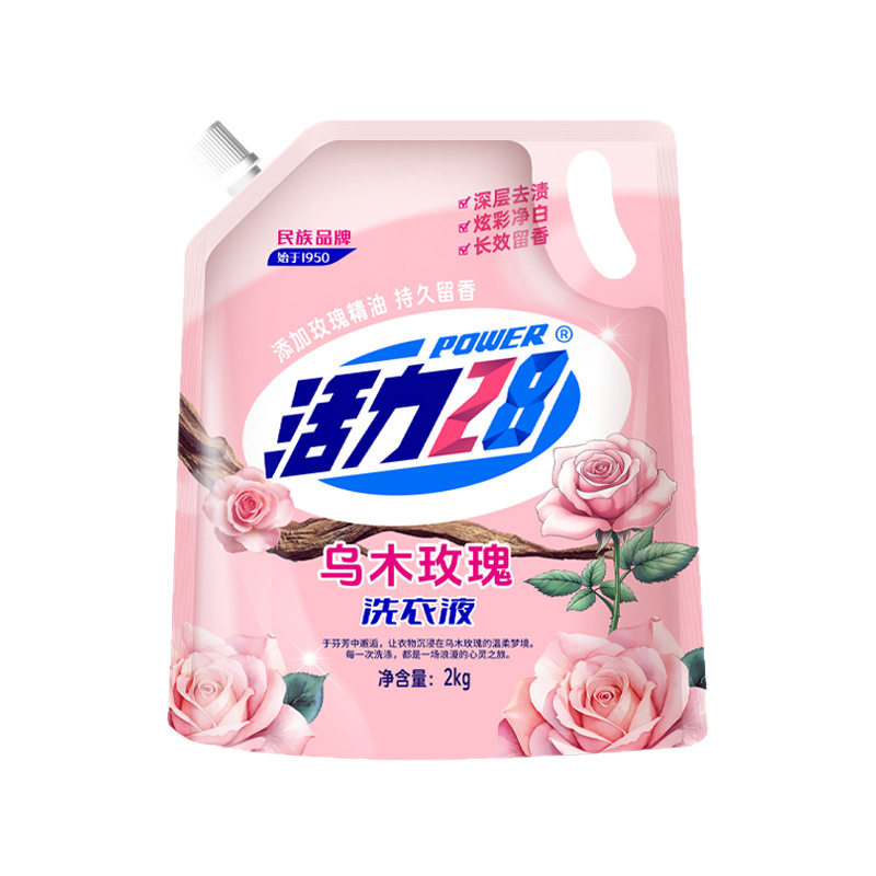 活力28洗衣液4斤装留香去渍