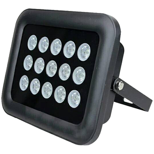 220V车牌识别道闸补光灯LED白光灯自动光线感应15W内外置停车场用