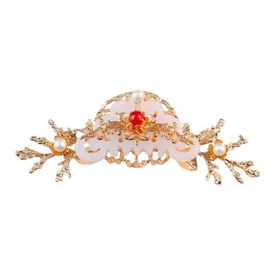 古风唐风宋制汉服琉璃花朵发冠