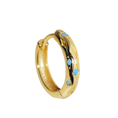 恶魔之眼耳环VIYAMI925波西米亚