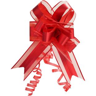 吾家婚品拉花彩带婚车车队装饰结婚陪嫁喜被被子大红色蝴蝶结扎花