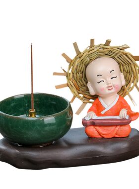 YOSPEED禅意小和尚香薰茶宠香炉