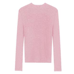 半高领打底衫2025新款48支云朵全羊毛衫修身显瘦粉色毛衣女秋冬季