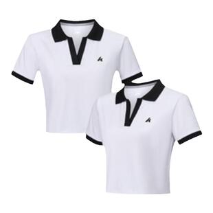 Kawasaki川崎羽毛球服短款上衣休闲时尚衫小蛮腰系列【断码清仓】