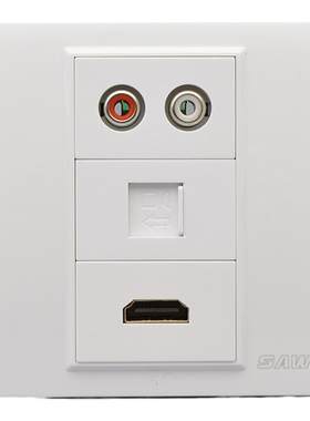 SAWL六类千兆网口双音频HDMI面板