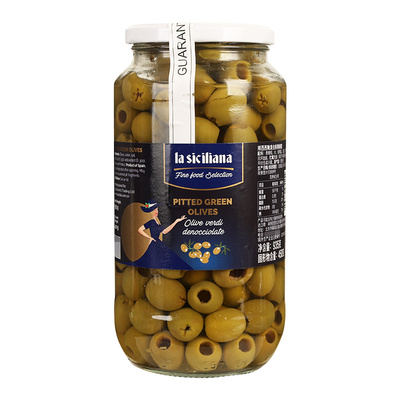 lasicilia去核青橄榄西班牙进口