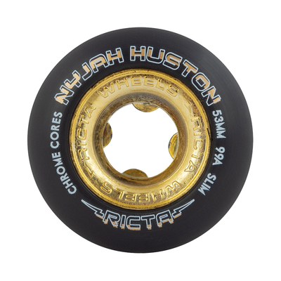 进口ricta滑板轮子52签名款