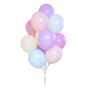 气球结婚礼汽球装饰场景布置 婚庆马卡龙儿童100个装生日派对婚房