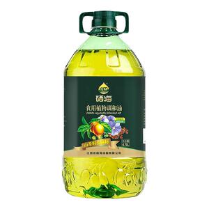 一级初榨山茶亚麻籽食用植物调和油4.5L家用有机营养健康食用油
