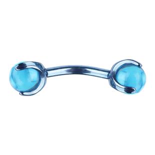 ShinmaF-136钛合金内牙爪镶锆石眉钉唇钉ROOK钉DAITH环水晶魔法球