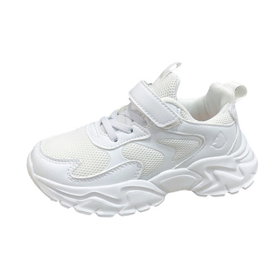 透气防滑小白鞋男女儿童运动鞋