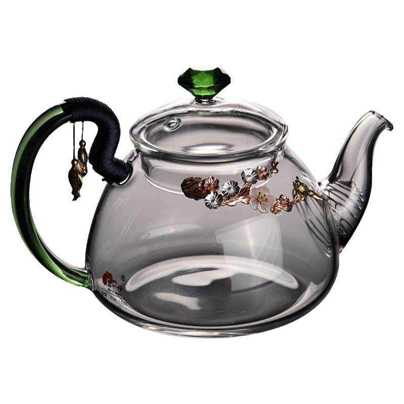 玻璃加厚耐高温透明防爆功夫茶具