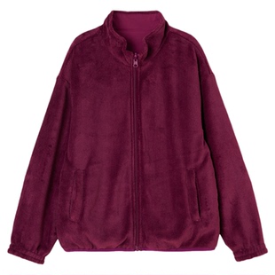 【绒绒软壳双面穿外套】棉叔叔女童两面穿加绒秋冬新户外上衣男童