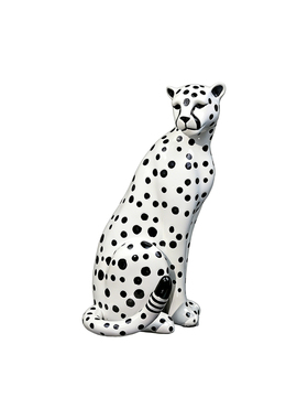 金钱豹！轻奢艺术招财金钱豹雕塑