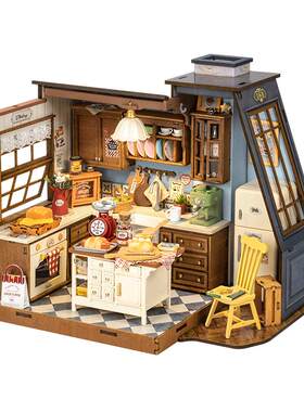 若来手工DIY艺术小屋微缩模型
