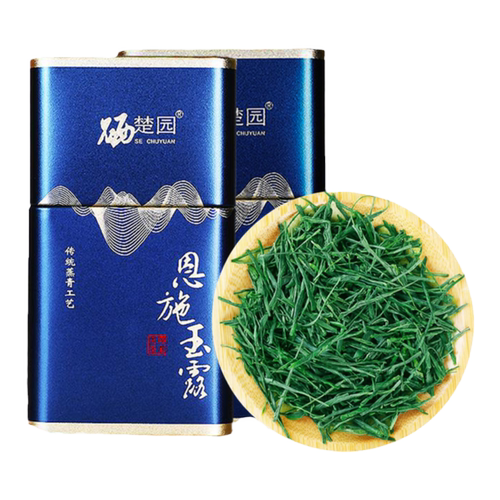硒楚园2026新茶湖北硒茶恩施玉露明前蒸青工艺冷泡绿茶罐装200g