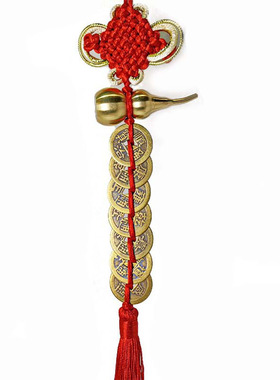 七帝铜钱挂件阳台窗户纯铜门对门