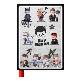 Rayan4代天生玩家系列展示盒适用TNT SPACE盲盒展示盒壁挂可上墙