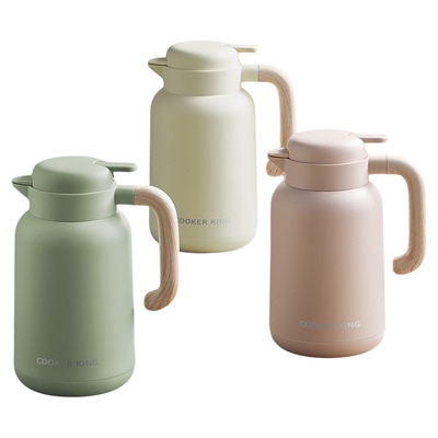 炊大皇红胆玻璃48H锁温保温壶