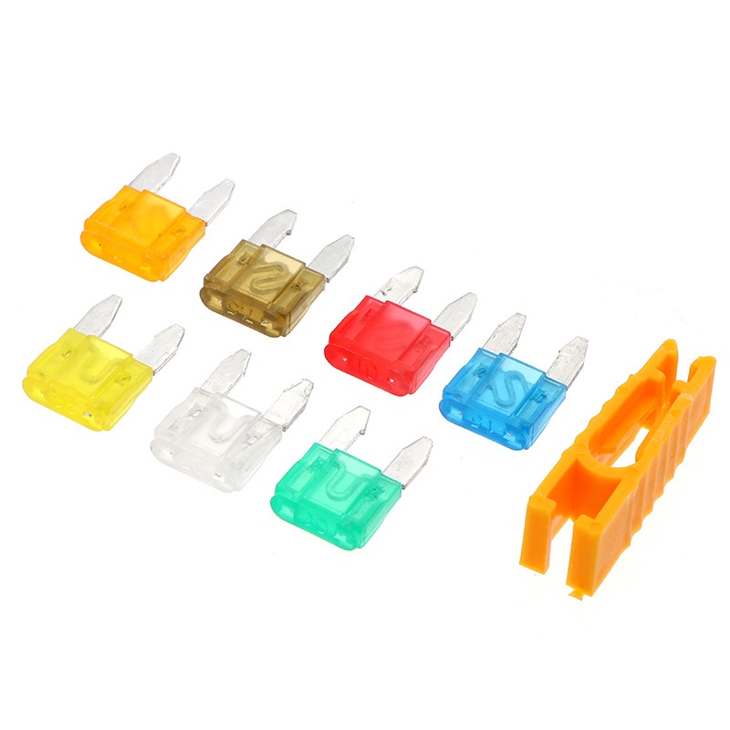 亚马逊货源150PCS锌质中2-40a号保险组合保险片号片中保险丝车用