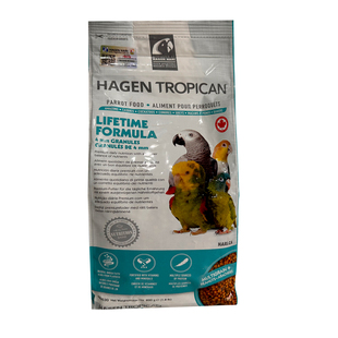 哈根哈利中大型鹦鹉鸟粮金刚葵花灰鹦鹉颗粒饲料鸟食粮滋养丸饲料