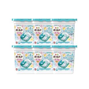 宝洁 BOLD 4D洗衣凝珠 洗衣液 11个/盒*6 清新花香/浓郁花香 可选