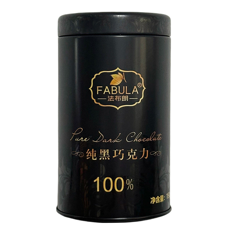 法布朗黑巧克力100%纯可可脂无蔗糖生酮烘焙零食150g健康解馋好吃