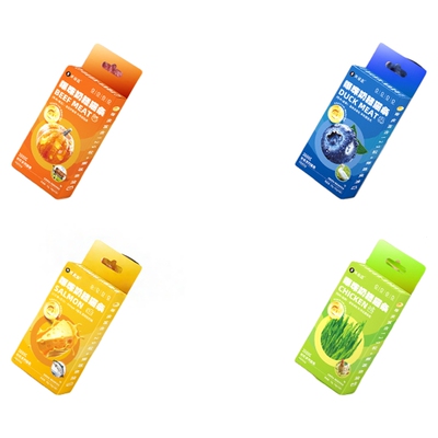 关谷庄彩虹零食爆珠鱼油猫条