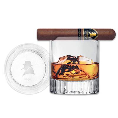 大卫杜夫雪茄威士忌水晶酒杯2只
