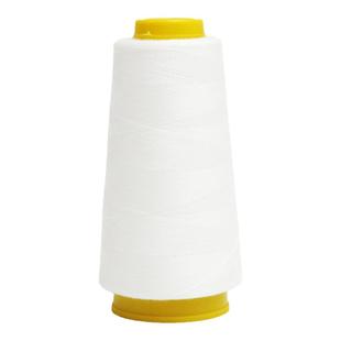 缝纫机线高强度涤纶缝衣线家用缝纫机专用线白色缝补线团约1300米
