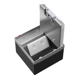 公牛地插插座隐形嵌入式纯平地插地板家用地脚插座自带底盒