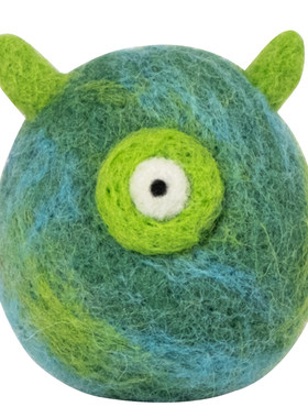 小怪兽玩偶羊毛毡戳戳乐手工礼物