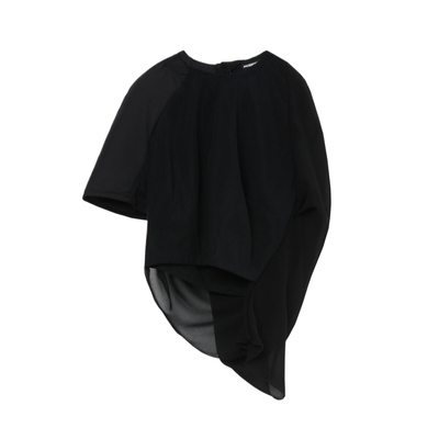 IT JACQUEMUS女装不对称设计上衣新款摩登时尚拼接短上衣1TO085XM