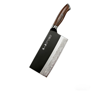 张小泉大马士革钢菜刀家用切菜切片切肉刀厨房刀具官方旗舰店正品