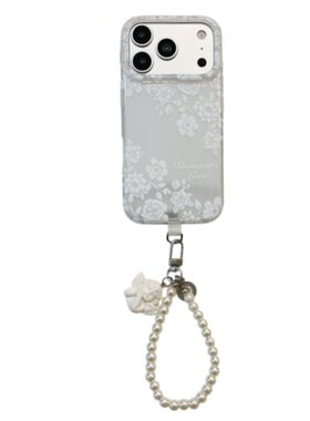 iphone系列纯欲风蕾丝玫瑰手机壳
