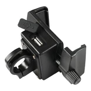 代驾车手机充电器折叠锂电车电动车自行车手机支架 带USB充电器2A