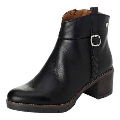 Pikolinos派高雁纯色通勤短靴