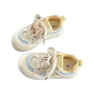 女童鞋子儿童板鞋春季2026新款女孩软底休闲运动鞋百搭小白鞋学生