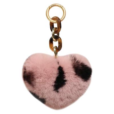 【弥野造物】豹纹爱心包挂饰