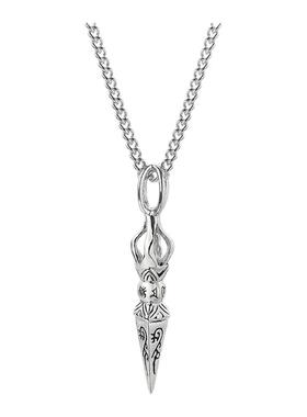 saz原创新品欧美钛钢吊坠项链男