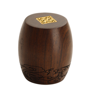 黑檀木盖置紫砂壶盖托盖碗茶盖搁垫小架子花梨木杯托功夫茶具配件