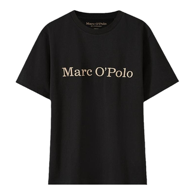 Marc O'Polo【品牌经典系列】圆领环保棉刺绣字母短袖T恤男上衣