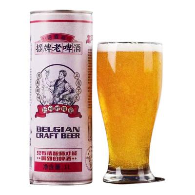 精酿啤酒白啤酒1L/桶装原浆精酿老苦荞麦经典多味怀旧啤酒呀麦迪