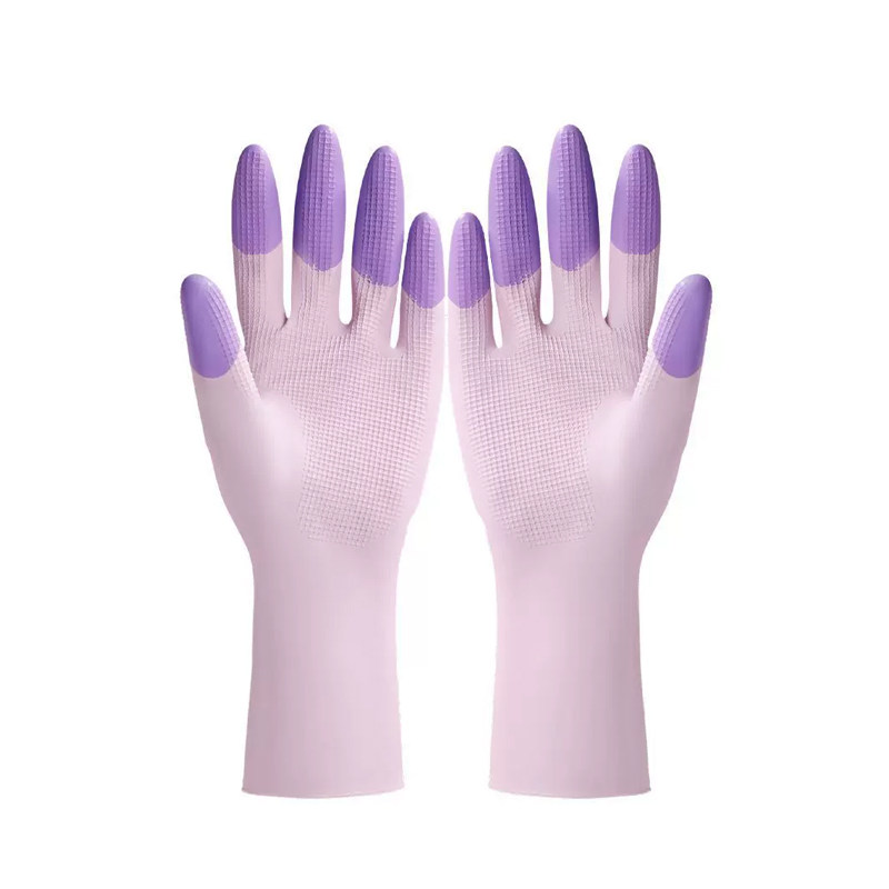 洗碗手套女加厚厨房家务胶皮防水防油清洁耐用橡胶乳胶洗衣服专用