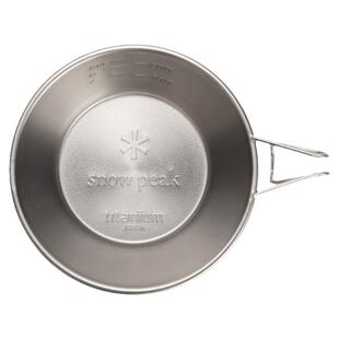 snowpeak雪峰雪拉碗纯钛杯子盘子户外餐具露营碗户外专用碗不锈钢