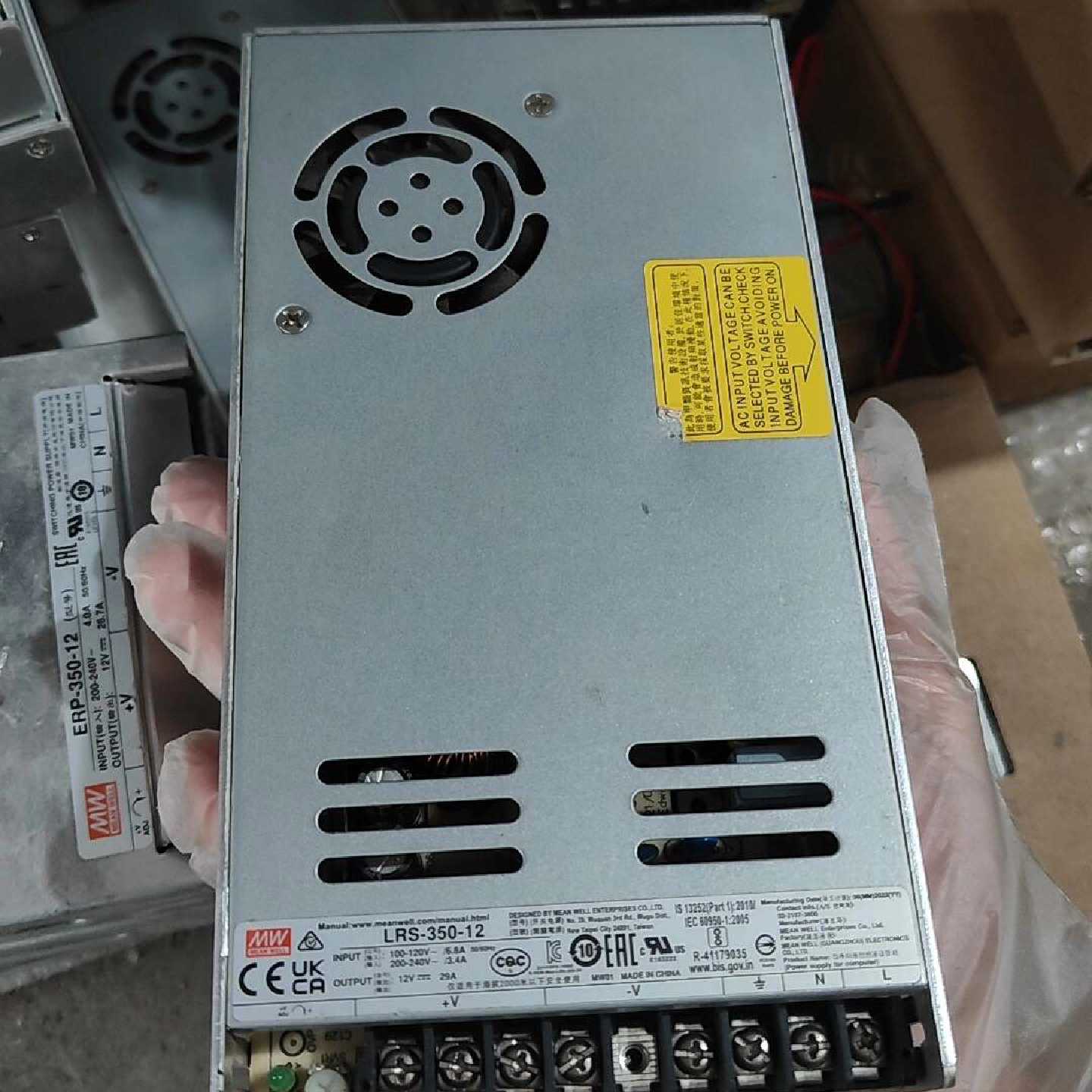 溢价-明纬 LRS-350-12，12V 29A 350W